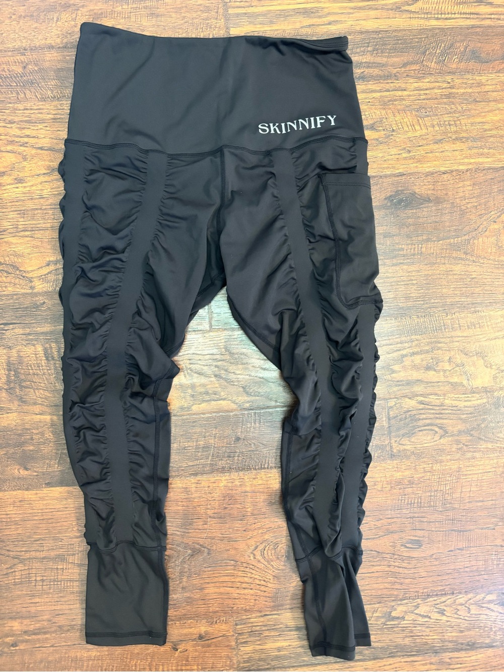 Skinnify Resistance Band Leggings Black Medium